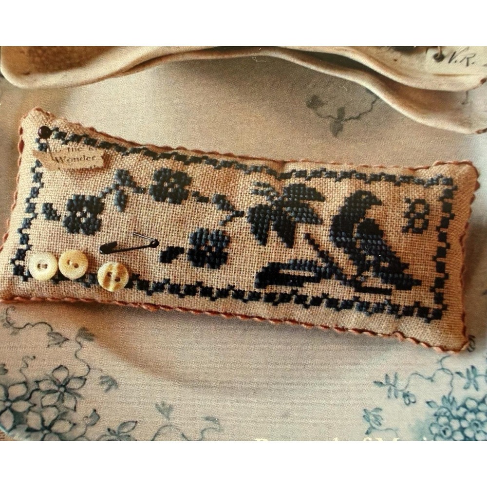 Blackbird Designs Small Bluebird Pincushion Pattern OOP